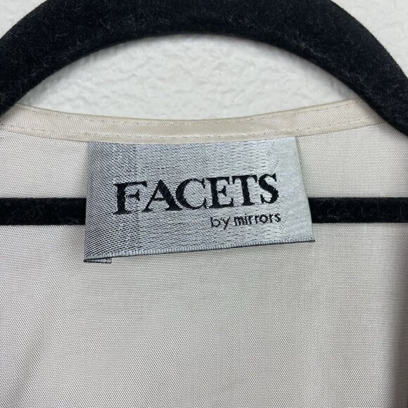 Vtg Facets By Mirrors Men's Medium Pig Print Tapestry Vest Quirky Piggy Button - Picture 3 of 16